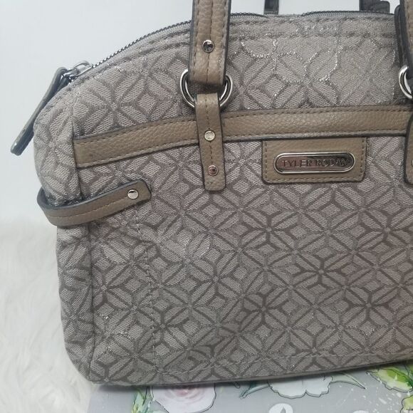 Tyler Bodan Fabric with Faux Leather Trim - Picture 2 of 15